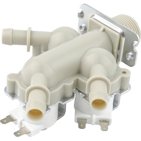 5221ER1003S Vanne d'entrée d'eau de lavage Compatible avec LG, kenmore: WKE100HVA, WM4000HBA,WM3400CW,WM4000HWA,WM3470CW etc.,Remplacez 4869496,AP6798394, PS12587936,EAP12587936,PD00057211 etc (1/5)