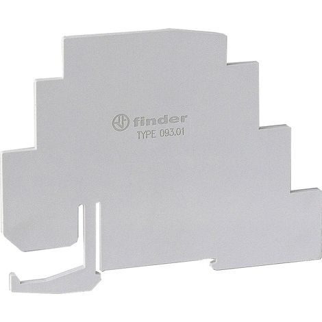 Placa de aislamiento Finder 093.01 compatible VDE 3x12 cm