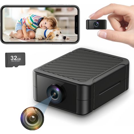 Camera De Surveillance Interieure - 4K HD - Wifi - Vision Nocturne - Detecteur De Mouvement - Autonomie Batterie - Application Mobile - 1 Unite (1/5)