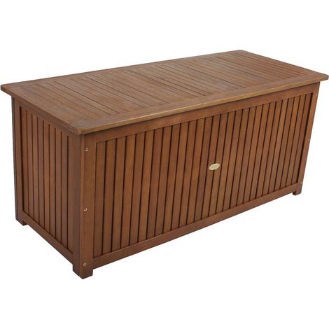 Auflagenbox aus Akazie GARDA-120, B/H/T: ca. 133/58/55 cm (1/2)