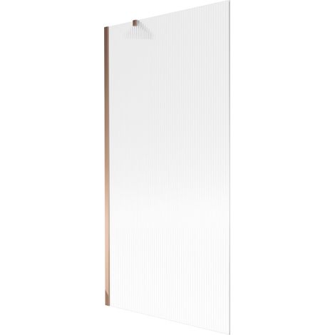 Paroi de baignoire pliable 1 volet Mexen Next 90 x 150 cm, striée, or rose - 895-090-000-00-09-60 (1/5)