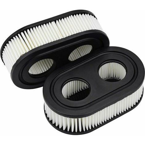 2 PCS Filtre à Air pour Tondeuse à Gazon pour Briggs & Stratton, 593260, Noir