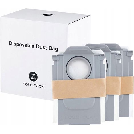 Sacchetti Roborock per stazione di svuotamento Q Revo S8 MaxV Saros 10R Z70 - 3 sacchi (1/5)