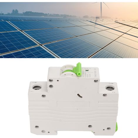 Disjoncteur photovoltaïque DC250V, disjoncteur miniature, interrupteur à air DC, disjoncteur miniature 25A. (1/5)