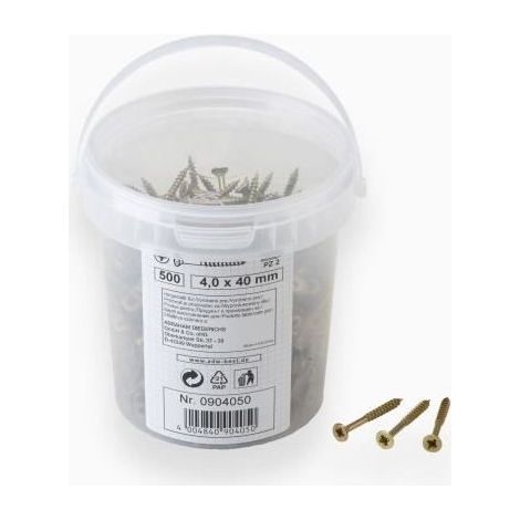 Meister Vis universelles 4 x 40 mm Lot de 500 904050