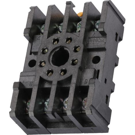 Support de relais de puissance PF085A 300 V 7 A 8 broches pour montage sur rail (1/5)