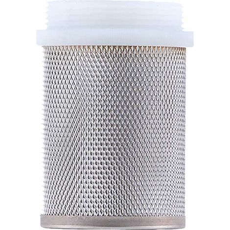 FILTRO IN ACCIAIO INOX CON RACCORDO MASCHIO IN NYLON PER VALVOLA DI RITEGNO 2