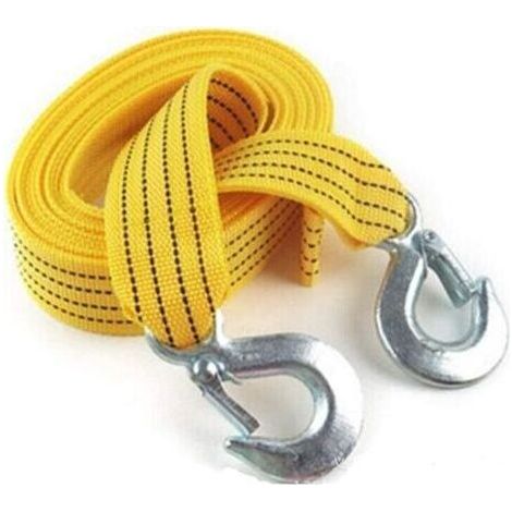 Car towing strap, car emergency supplies, double towing cable, 5 tons, 4 meters towing strap, thickened and widened towing ropedengyank (1/5)
