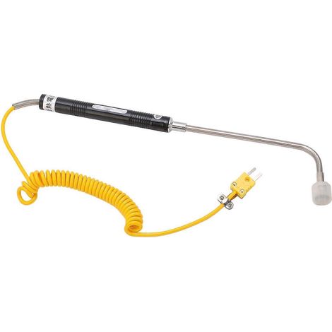 Oberflächen-Thermoelement-Sonde, rechtwinklig, Typ K, Handtemperaturmessgerät NR 81532B -50 bis 500 °C (1/4)