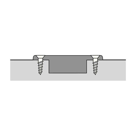 Cerniera HETTICH 110° Intermat 9943 inset - Base -3,5 mm - TH 42 per ante da 15 a 25 mm - Da avvitare - 48052