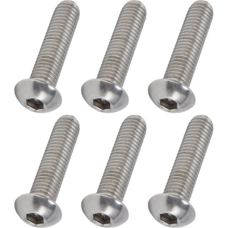 30 Vis à tête cylindrique M10x40 Acier inoxydable A2 - Boulon six pans creux M10x1.5 - Lot de 30 pièces (1/5)