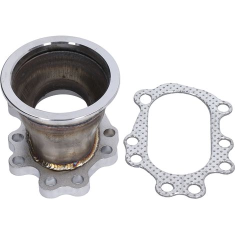 Kit de montaje para turbocompresor Garrett T25/T28 con adaptador de banda en V de 3 pulgadas y brida para línea de escape. (1/4)