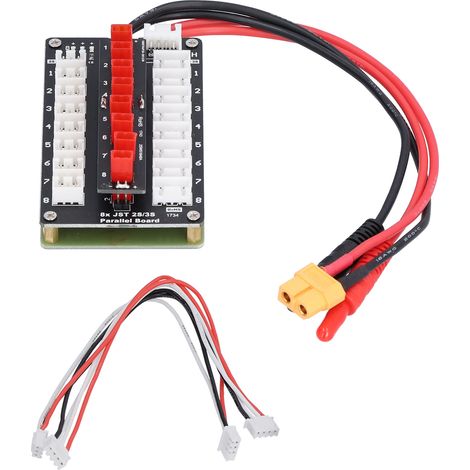 Carte de Charge Parallèle pour Batteries LiPo 2S/3S avec Connecteur JST XH, Compatible avec Chargeurs IMAX B6/B6AC (1/5)
