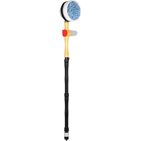 Brosse de lavage auto rotative haute pression, éponge de nettoyage avec manche, outil de lavage voiture (1/5)