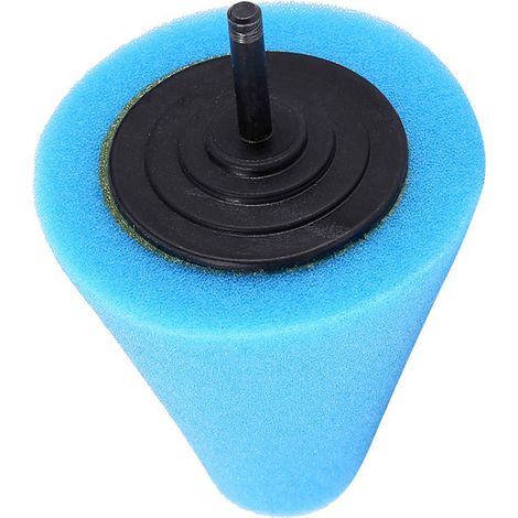 1 cône de polissage en mousse pour roues - tampons abrasifs coniques pour perceuse électrique (1/5)