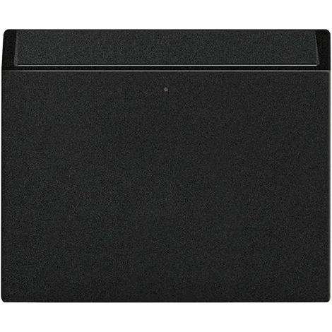 Tarjetero empotrado Simon 270 con 2 microrruptores negro mate (1/2)