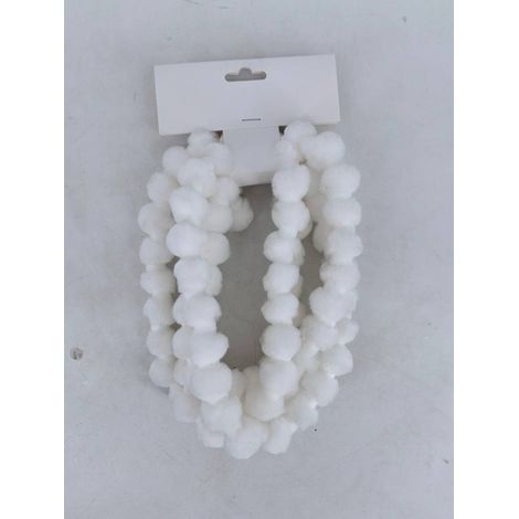 Ghirlanda di cotone l.2m bianco - Feeric lights & christmas (1/3)