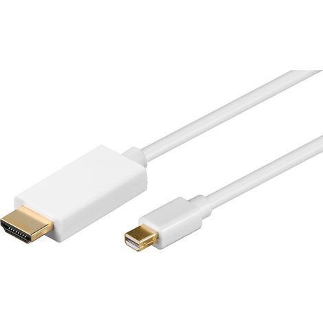 Wentronic - Cable adaptador HDMI a Mini DisplayPort (1 m)