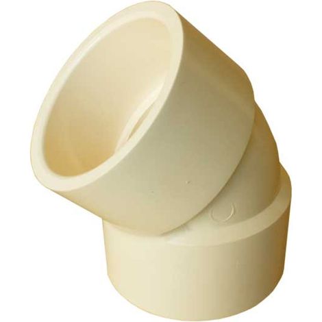 Codo 45º CPVC PN25  Cobre ''CU'': DN25
