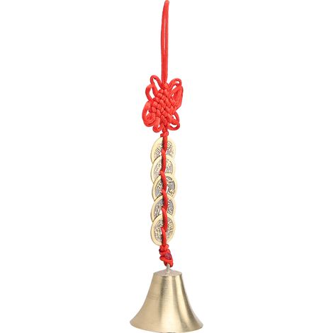 Clochette en laiton décorative suspendue, carillon éolien unique et raffiné pour la maison, le jardin ou la voiture. Cadeau idéal. (1/5)