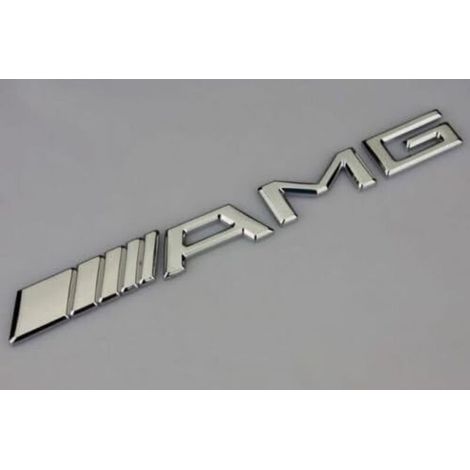 Chrome Black Series AMG Emblemaufkleber für den Kofferraum aller Mercedes AMG Modelle (1/5)