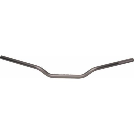 Manillar Renthal para motocicleta de 22 mm, color gris, ultrabajo, de aluminio, perfil bajo (7/8 pulgadas).