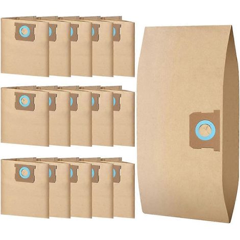 Lot de 16 sacs DXVA19-4101 pour aspirateur eau et poussière de 6 à 10 gallons. (1/5)