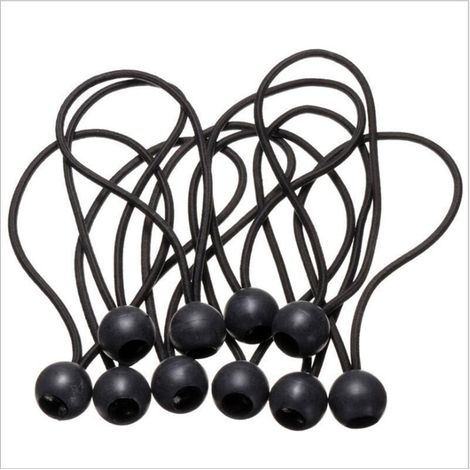 30pcs Tendeur Elastique, Tendeurs Elastique Caoutchouc avec Boule, pour Bâche,Pavillon,Tente,Rideaux,Grillage Jardin.Fixation de Bâche de Serre,Fixation de Bâche de Remorque. (1/5)