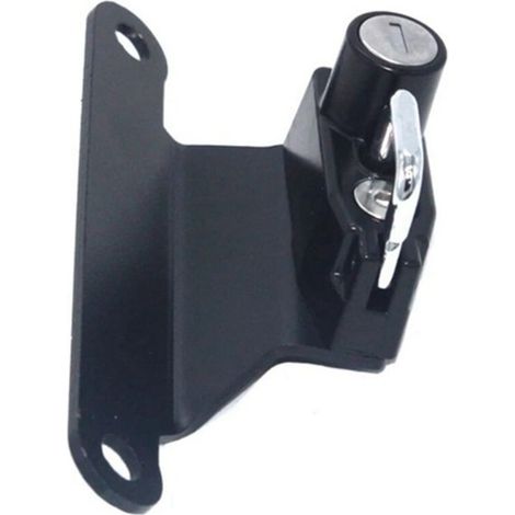 Disponible en une seule couleur : noir. Matériau : alliage d'aluminium. Antivol pour casque de moto, compatible avec les Harley-Davidson. (1/5)