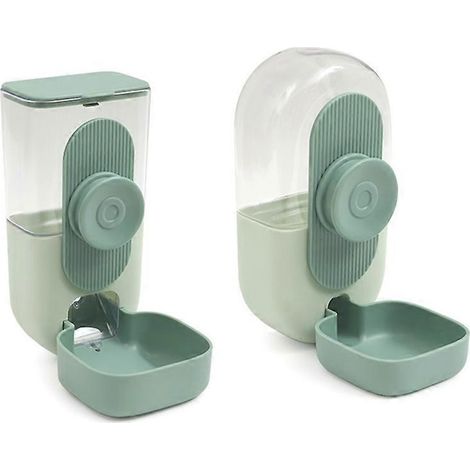 Distributeur automatique suspendu de nourriture et d'eau pour animaux de compagnie, gamelle pour cage, gamelle pour chien (1/4)