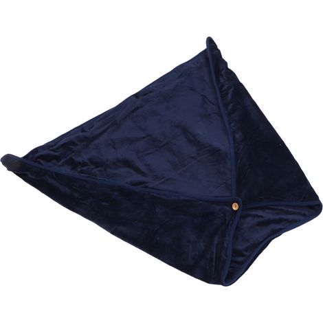 Couverture chauffante USB pour les genoux - Bleu - Parfaite pour la sieste en hiver (1/5)