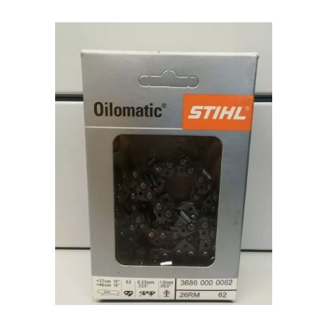 Kette Rapid Micro Kettensäge 62 Glieder Länge 40cm ORIGINAL STIHL 36860000062 (1/2)
