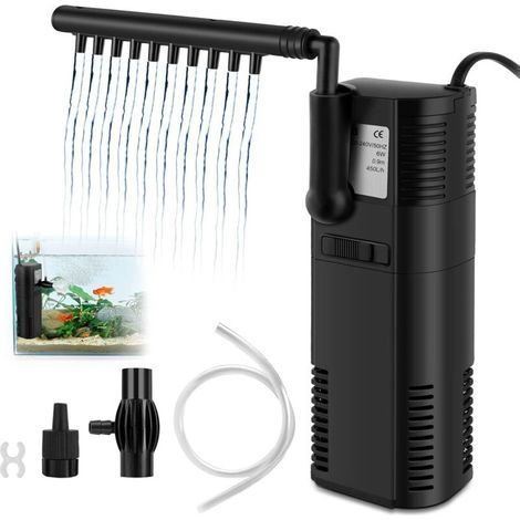 Innenfilterpumpe für Aquarien 6W 450L (1/5)