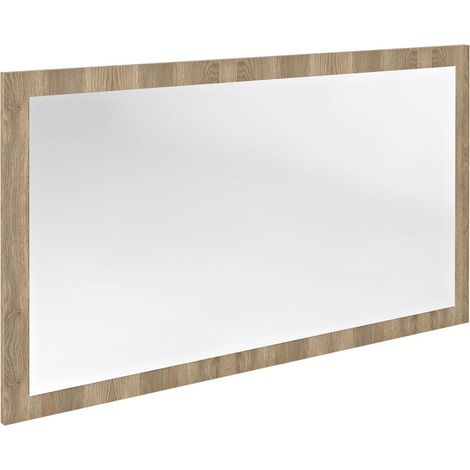 Miroir NIROX avec cadre 120x70cm, chêne Texas