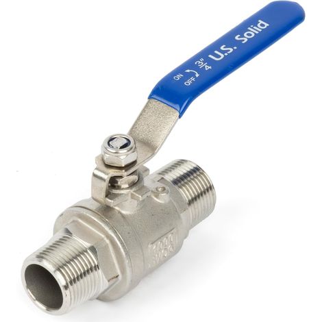 3/4" DN20 Kugelhahn – Edelstahl 304 – Außengewinde x Außengewinde – Voller Durchgang – 16 bar (1/5)