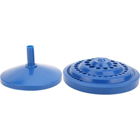 Boîte de rangement multifonctionnelle pour forets, comprenant des forets ronds et plusieurs trous, idéale pour le bricolage. Boîte en plastique.