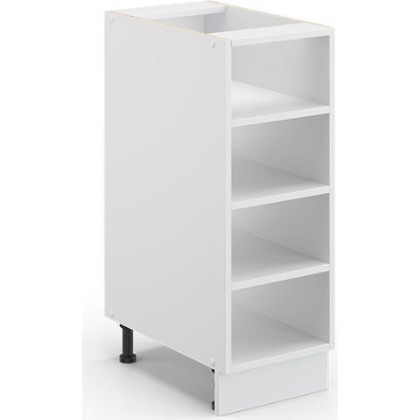 Armario de baño mediano Fame-Line, Blanco, 30 x 81.6 cm sin encimera, Vicco