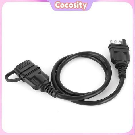 Prise de Fil 32 Pouces, Câble D'extension Plat à 4 Broches, Connecteur Mâle Femelle, Accessoires de Remorque RV (1/4)