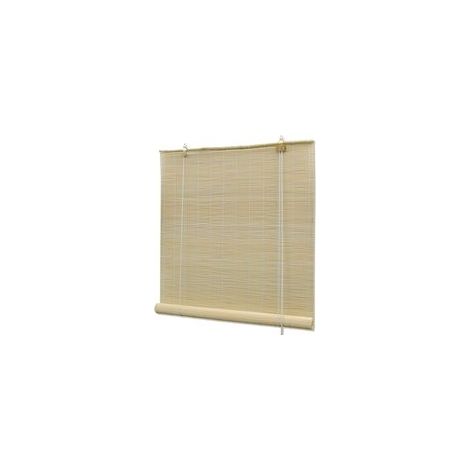 Rollo aus natürlichem Bambus, 120 x 160 cm - Crezuo (1/4)