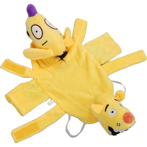 Vêtements amusants pour animaux de compagnie à double extrémité, confortables et chauds, prévenant la perte de poils, vêtements classiques d'automne et d'hiver pour animaux de compagnie pour Halloween (1/5)
