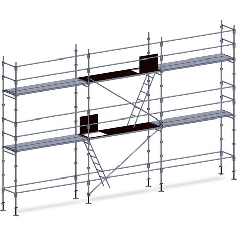 Echafaudage façadier 60 m² lisses planchers