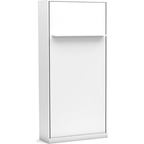 Cama abatible vertical blanco 90x200cm