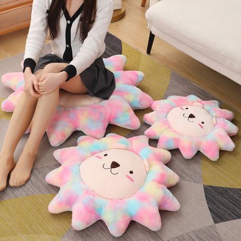 Buntes Plüschkissen, Kuscheltier, niedliches Dekokissen, weiches Kissen für Büro, Auto, Geburtstagsgeschenk (1/5)