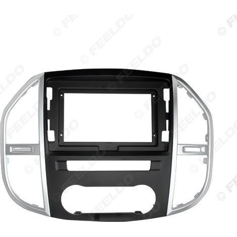 Compatible with the modified chassis of the 2020 Mercedes-Benz Vito, the Android navigation panel, the audio panel support and the frame for a 10.1-inch large screen. (1/5)