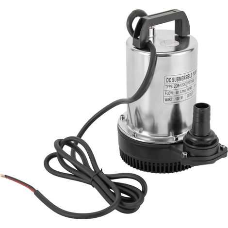 Submersible Pump, 160W 3000RPM Portable Submersible Pump with 8M Delivery Lift and Flow Rate 50L/Min, Electric Sump Pump for Dirty/Clean Water (1/5)