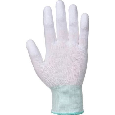 Gants De Manutention - Nylon - Enduit Polyuréthane - Dextérité Haute Précision - Certifiés CE - Taille Unique - Par Paire (1/2)