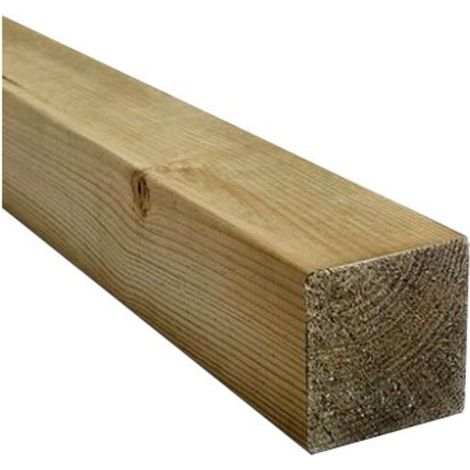 PALO QUADRO LEGNO EURO - PINO IMPREGNATO CM 9X9 H.CM 210 - 1 pezzo