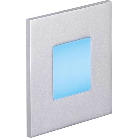 BALIZ 2 Encastré Mur carré fixe gris LED intég. 1,8W bleu ARIC 50382 (1/5)