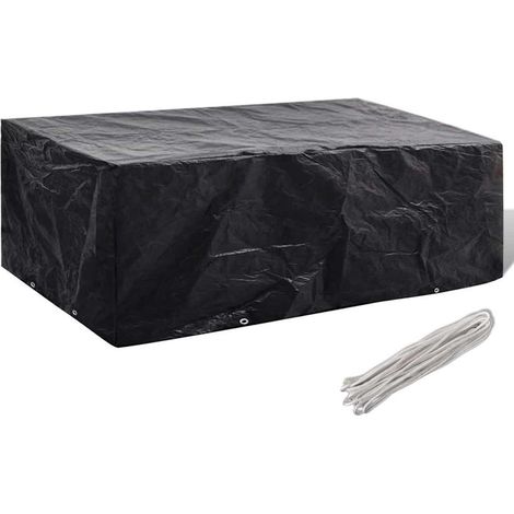 Gartenmöbel-Abdeckung 8 Ösen 200×160×70 cm
