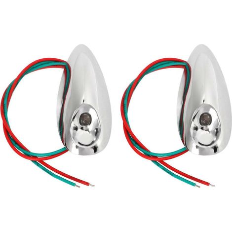 Mini plafonnier/applique murale LED d'ambiance, blanc, 400 lm, pour camping-car ou bateau. (1/4)